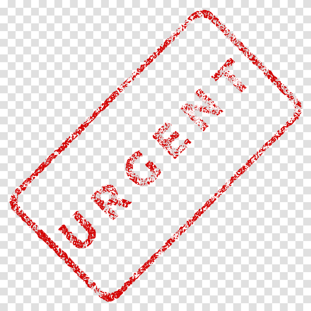 Urgent Stamp Clipart, Label, Plot, Diagram Transparent Png