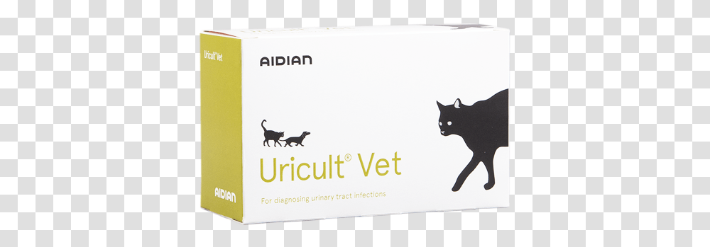 Uricult Vet Kit Box Black Cat, Label, Pet, Mammal Transparent Png
