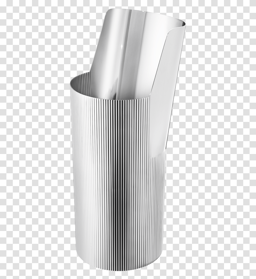 Urkiola Vase Stainless Steel Tall Georg Jensen Urkiola Vase, Tin, Cylinder, Can, Trash Can Transparent Png
