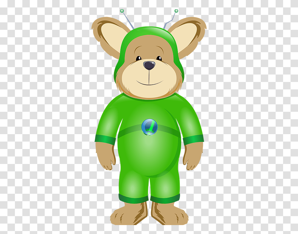 Urky Cosmic Cubs Cartoon, Green, Clothing, Apparel, Mascot Transparent Png