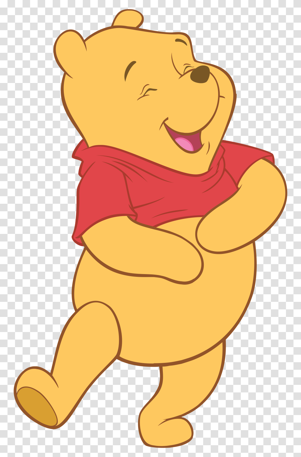Ursinho Disney Characters Winnie The Pooh, Apparel, Scarf, Stole Transparent Png