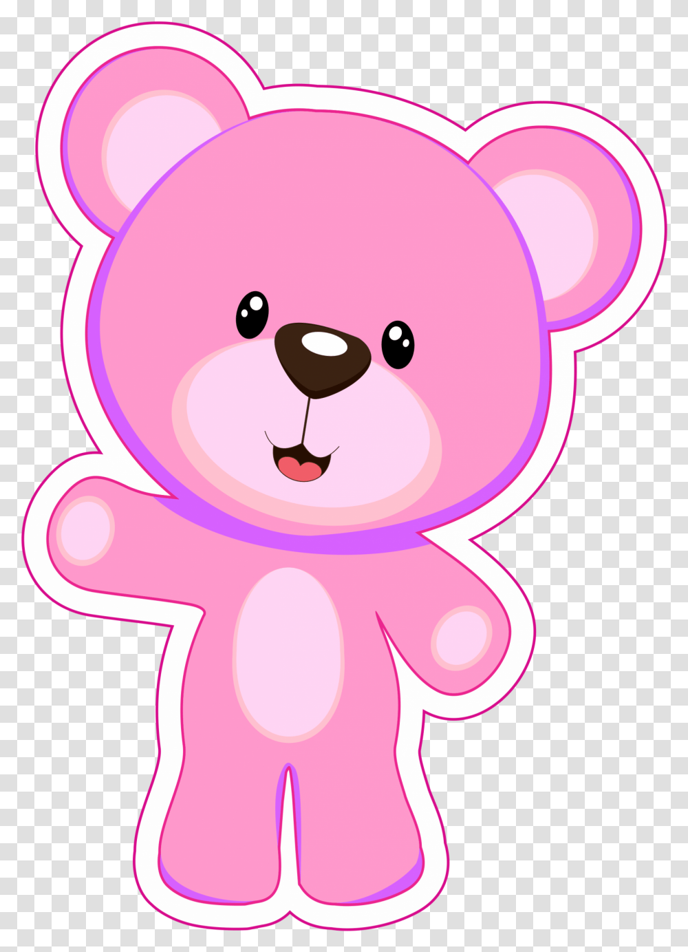 Urso Rosa E Azul, Teddy Bear, Toy, Animal, Cupid Transparent Png