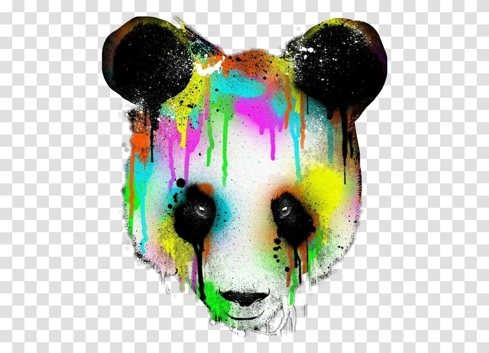 Urso Tumblr Mlg Panda, Modern Art, Canvas Transparent Png