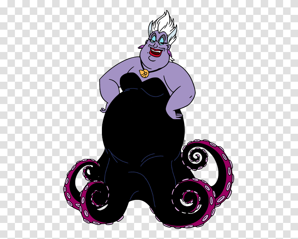 Ursula The Little Mermaid Characters, Animal, Comics Transparent Png
