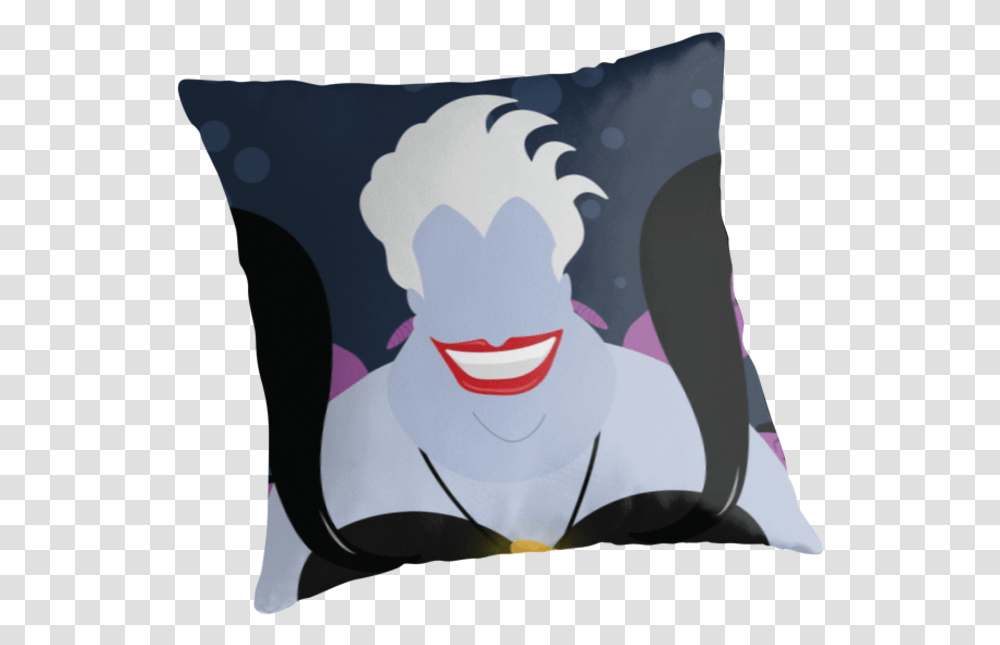 Ursula The Sea Witch By Adam Mccabe Ursula Little Mermaid, Pillow, Cushion, Person Transparent Png