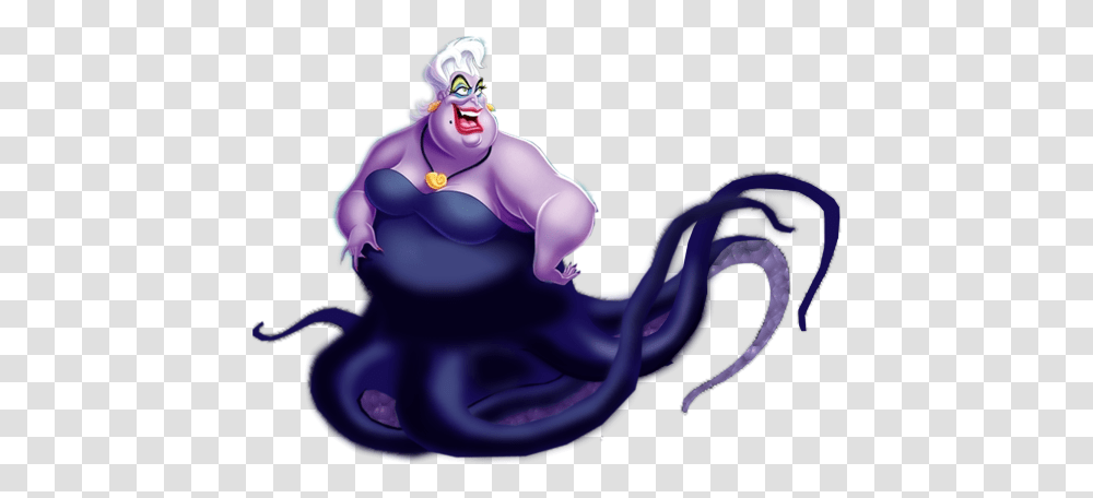 Ursula With Her Legs Little Mermaid Ursula, Purple, Toy Transparent Png