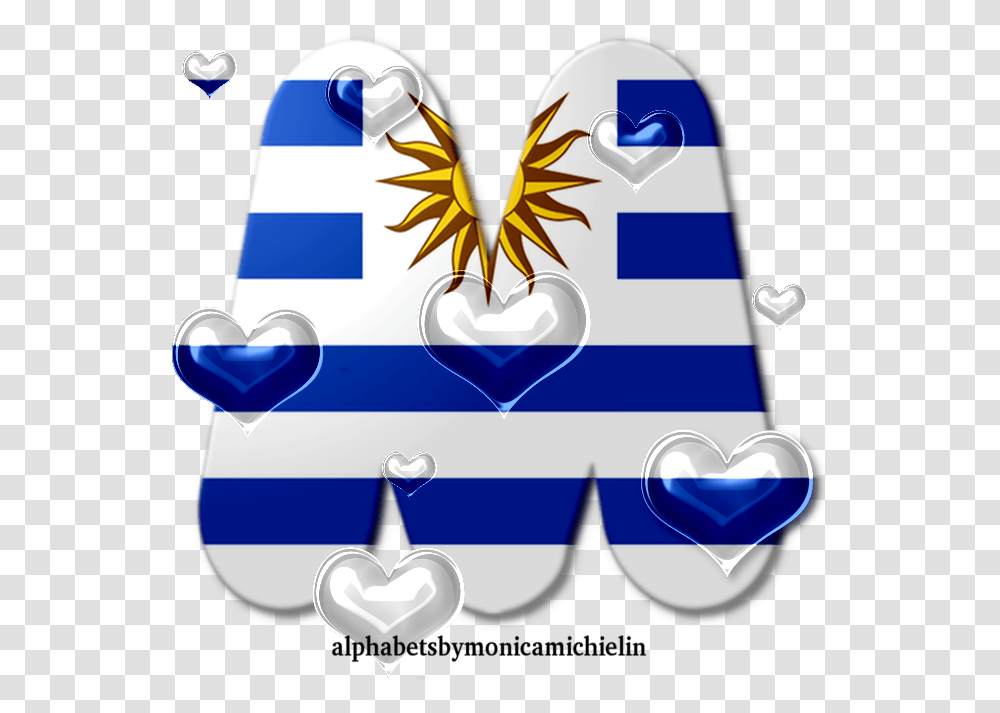 Uruguay Flag Alphabet And Icons Lovely, Text, Van, Vehicle, Transportation Transparent Png