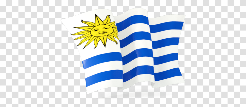 Uruguay Flag Waving Greek Flag Gif, American Flag, Tablecloth Transparent Png