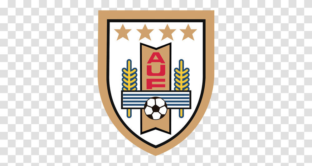 Uruguay Football Team Logo & Svg Vector File Logo De Uruguay, Armor, Shield, Symbol, Trademark Transparent Png