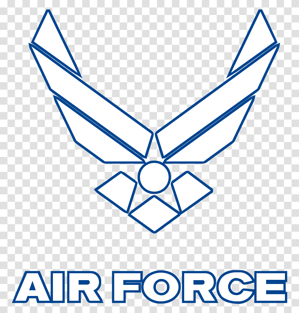 Us Air Force Logo, Trademark, Emblem, Star Symbol Transparent Png