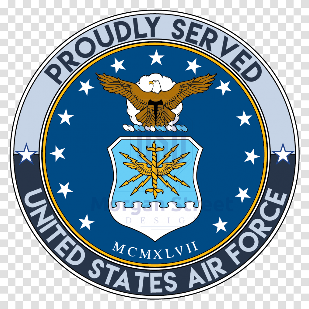 Us Air Force Seal, Logo, Trademark, Badge Transparent Png