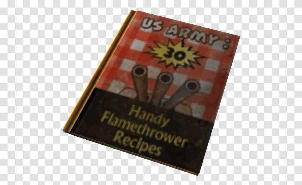 Us Army 30 Handy Flamethrower Recipes Book Cover, Tool, Brush, Advertisement Transparent Png