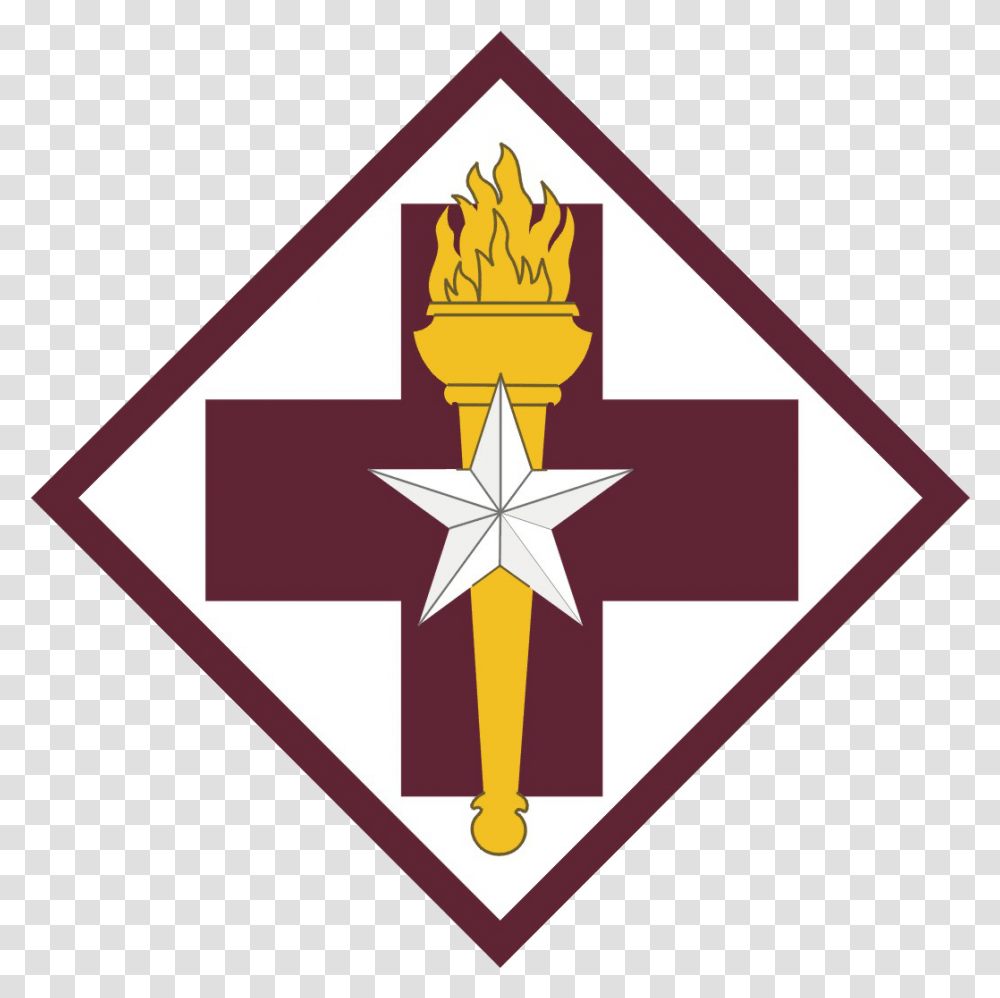 Us Army 32nd Medical Brigade Ssi B 103 Borivali West Logo Islamic Star Icon, Symbol, Star Symbol, Trademark, Sign Transparent Png