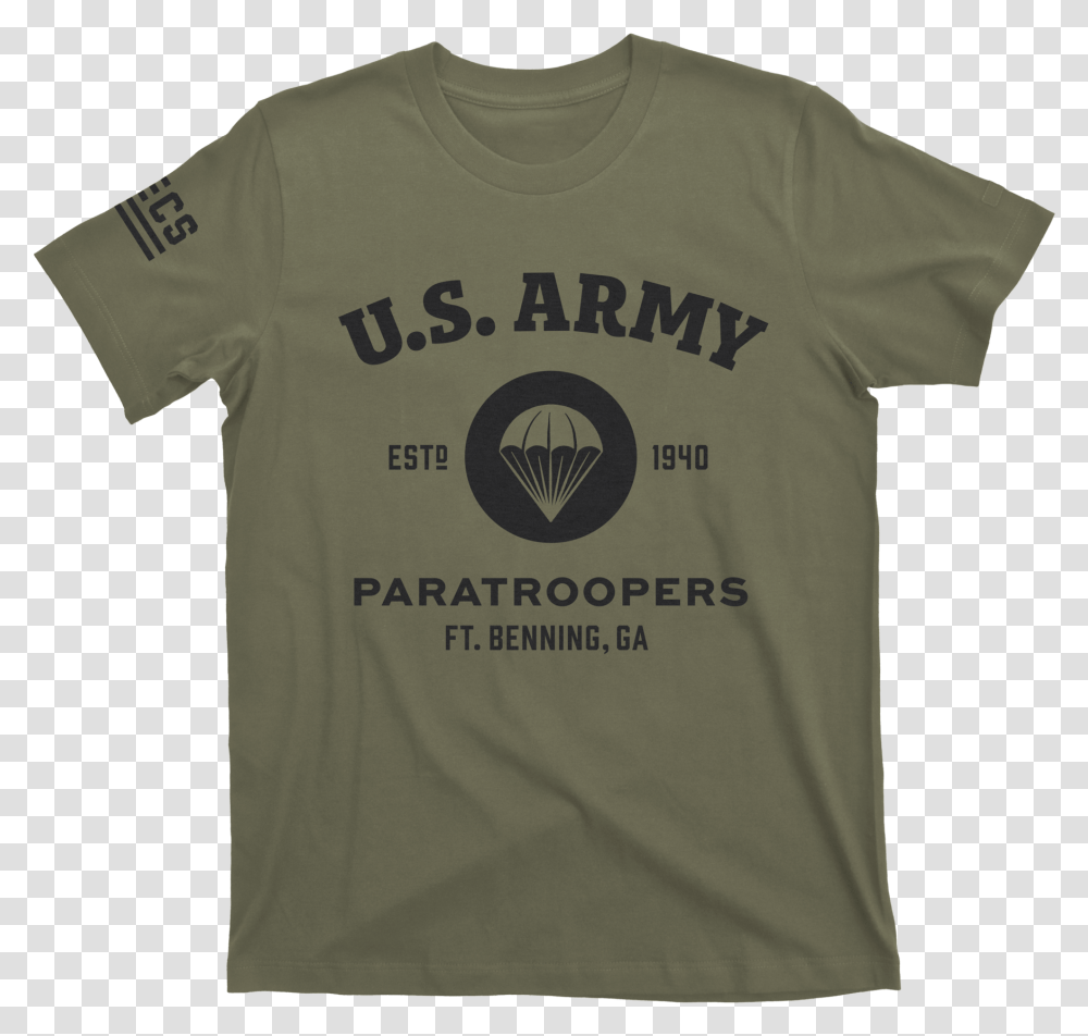 Us Army Airborne Paratrooper Ocp T ShirtClass Active Shirt, Apparel, T-Shirt Transparent Png