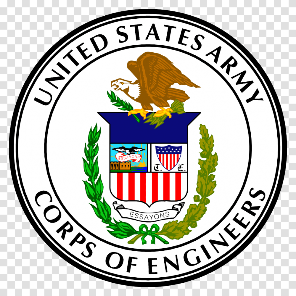 Us Army Corps Of Engineers, Logo, Trademark, Emblem Transparent Png