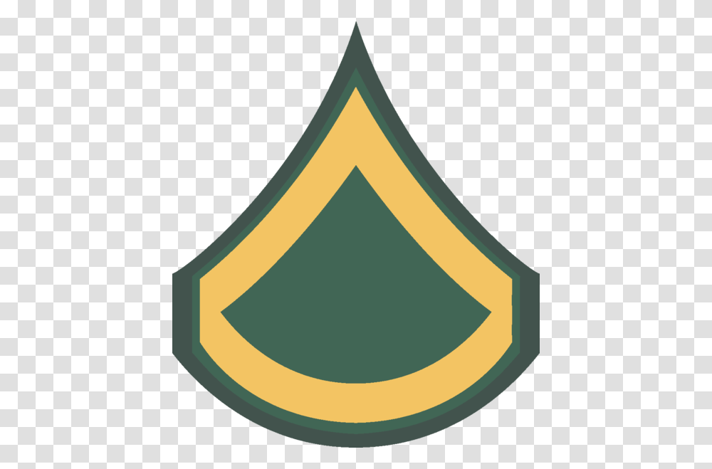 Us Army Rank Army Private First Class Rank, Triangle, Tent, Ornament Transparent Png