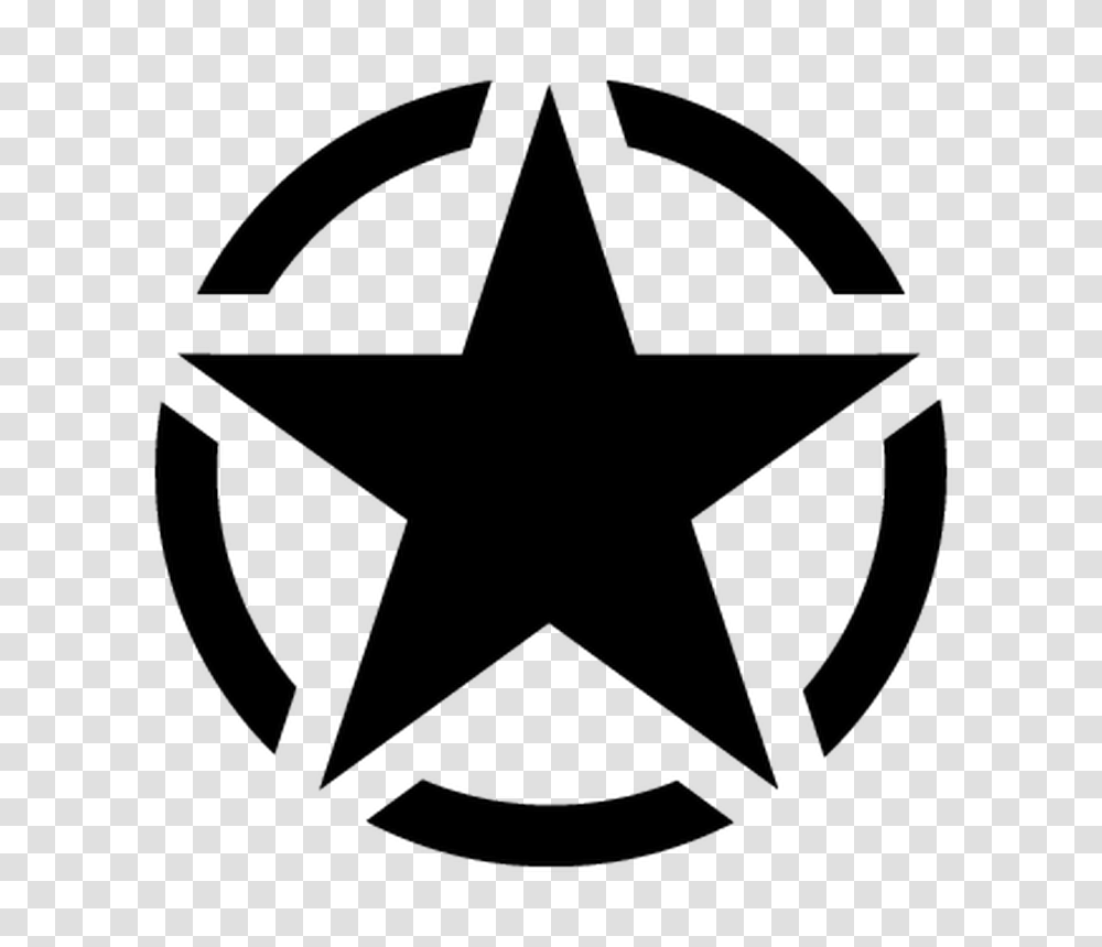 Us Army Star Decal, Star Symbol, Bow Transparent Png