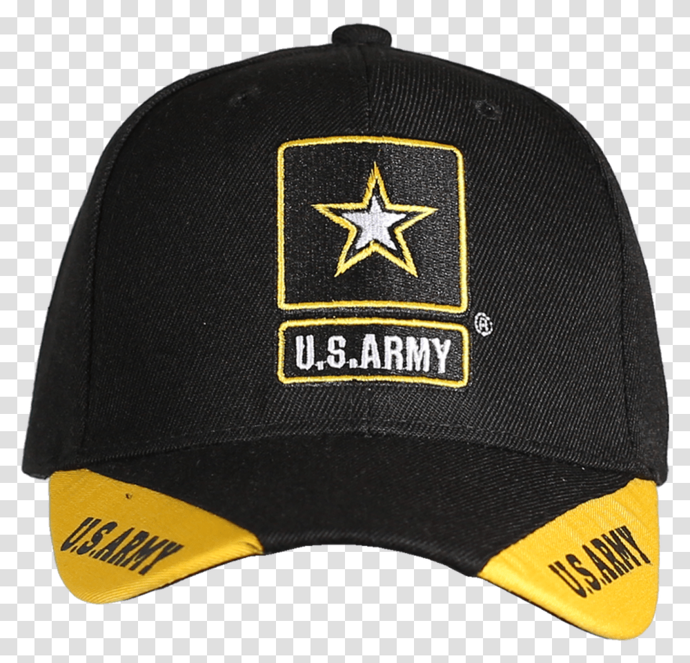 Us Army Star Logo Caps 3way Style Blackgold Army Sharp Program, Clothing, Apparel, Baseball Cap, Hat Transparent Png