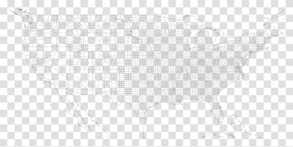 Us Blank County Map World Maps Best Of Map, Outdoors, Nature, Crowd Transparent Png