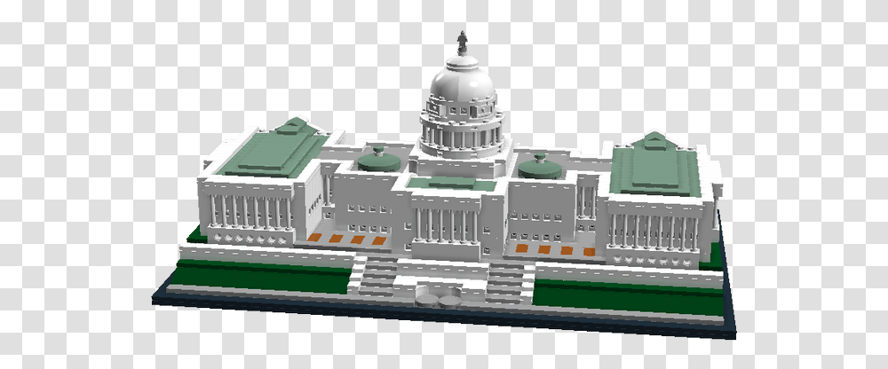 Us Capitol Building Legos, Vehicle, Transportation, Metropolis, Machine Transparent Png
