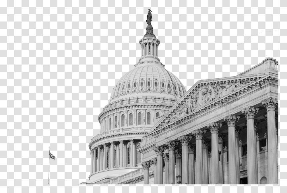 U.s. Capitol, Dome, Architecture, Building, Pillar Transparent Png