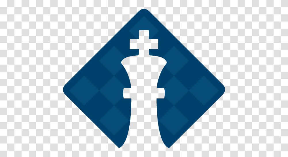 Us Chess Federation Logo, Triangle, Cross, Trademark Transparent Png