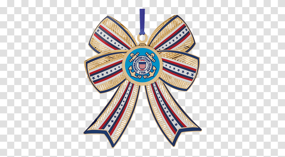 Us Coast Guard Bow 3d Christmas Ornament, Symbol, Logo, Trademark, Emblem Transparent Png