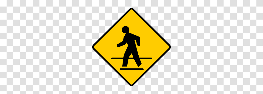 Us Crosswalk Sign Clip Art Free Vector, Person, Human, Road Sign Transparent Png