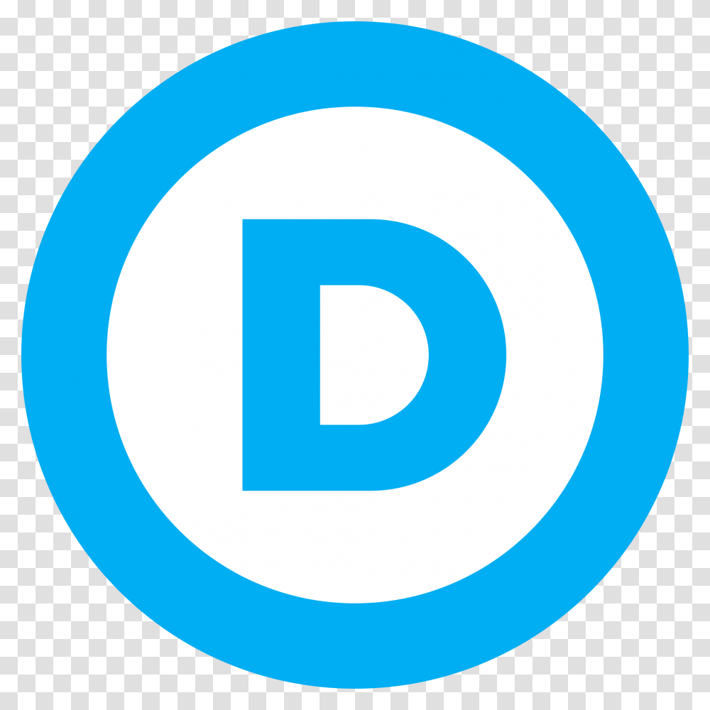 Us Democratic Party Logo, Number, Trademark Transparent Png