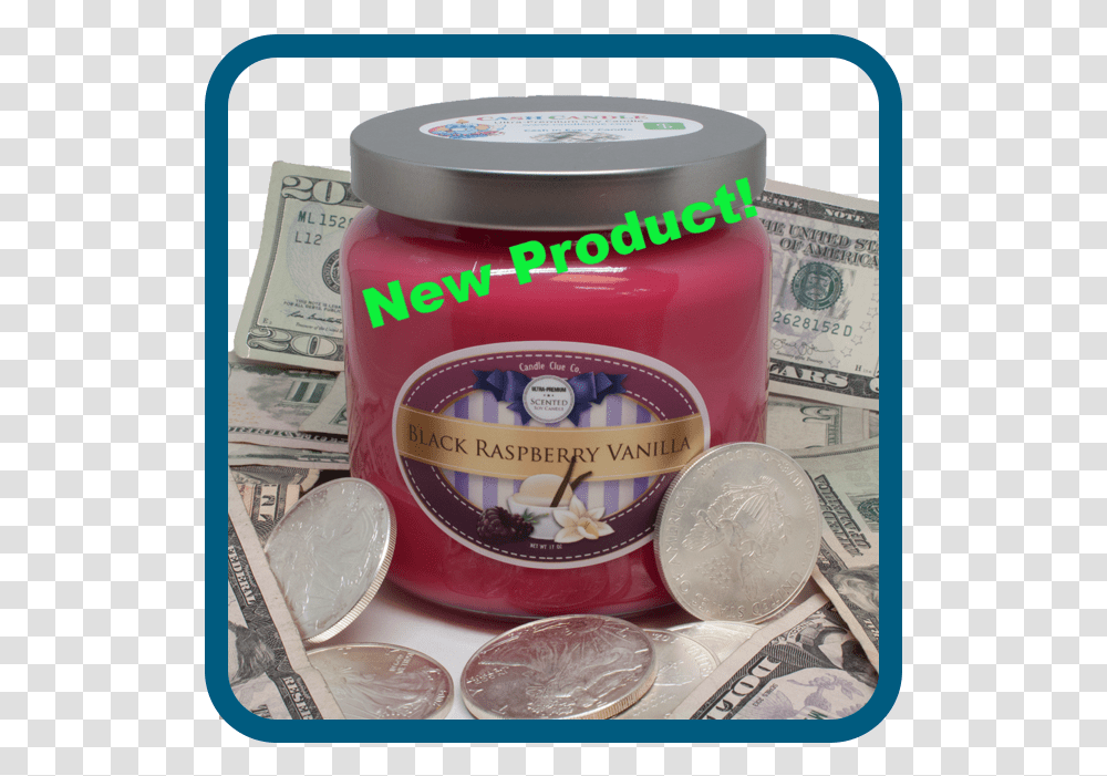 Us Dollar Download 5 Dollar Bill, Money, Coin, Tin, Jar Transparent Png
