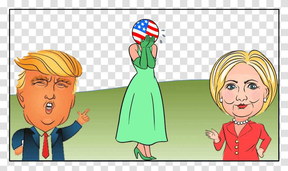 Us Dollar Elections Analysis Donald Trump En Caricatura Para Colorear, Person, Plant, Helmet Transparent Png