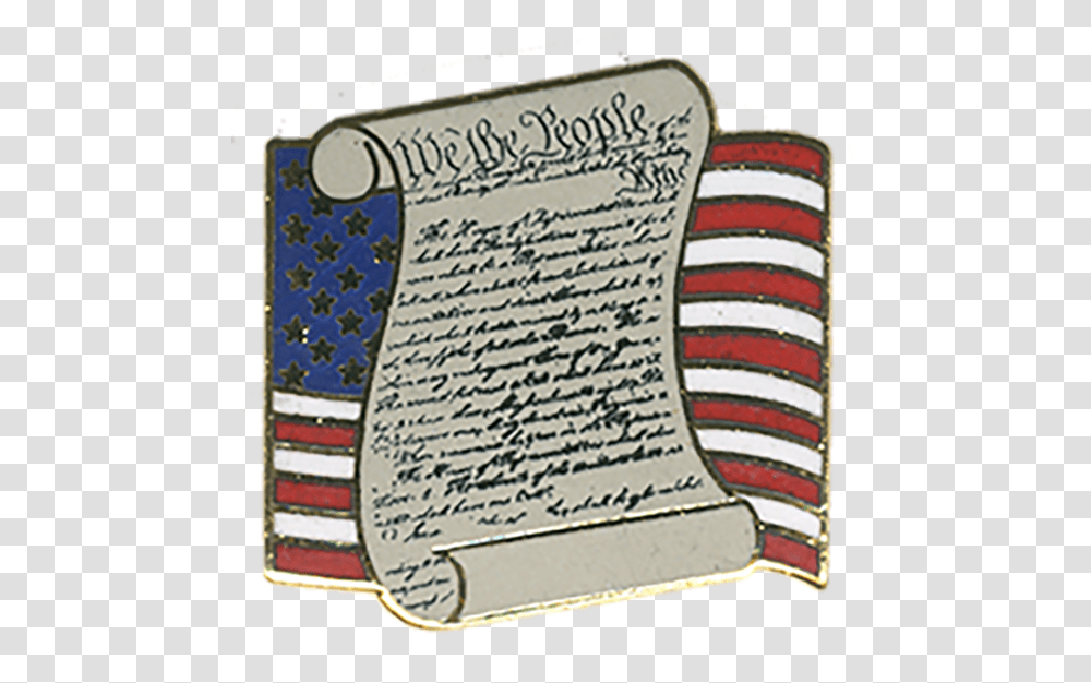 Us Flag Constitution Lapel Pin Us Constitution Clipart, Diary, Rug, Handwriting Transparent Png