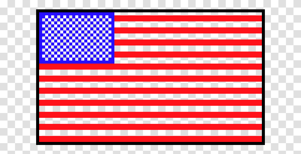 Us Flag Pixel Art, American Flag Transparent Png
