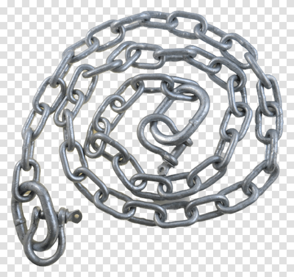 Us Galvanized Anchor Chain X 4 Chain, Accessories, Accessory, Jewelry, Silver Transparent Png