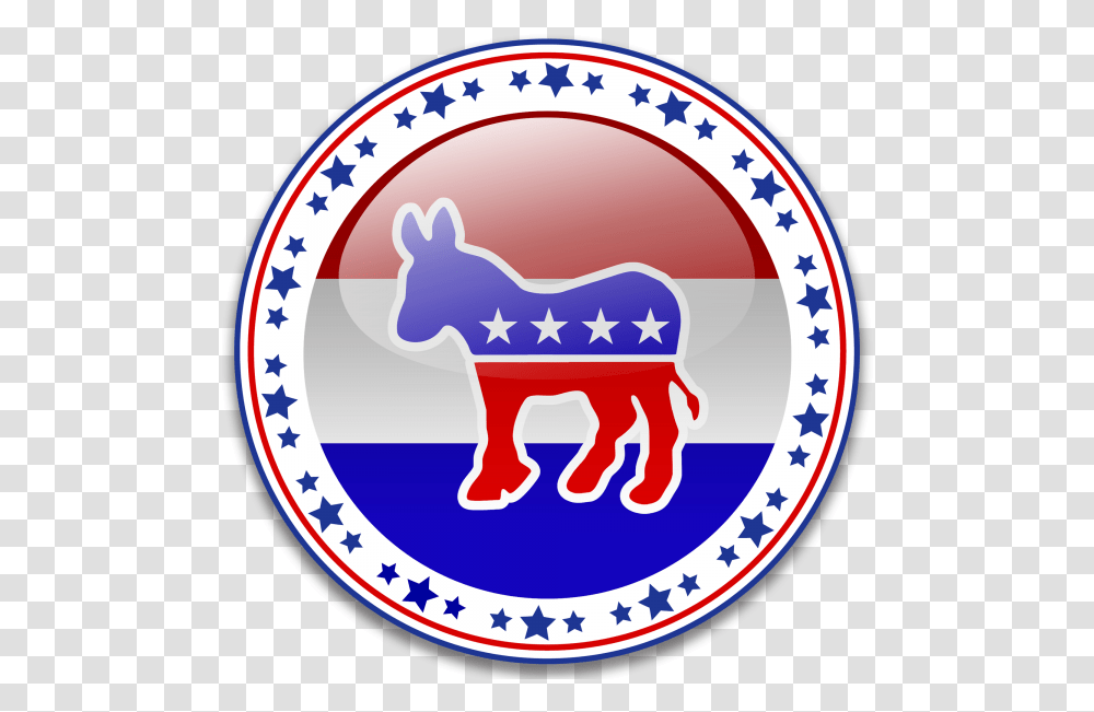 Us History Of Political Parties Democrat Donkey, Label, Text, Logo, Symbol Transparent Png