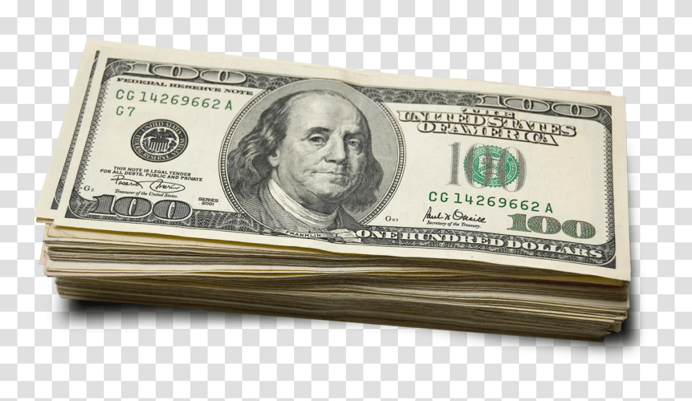 US Hundred Dollars Image, Person, Human, Money Transparent Png