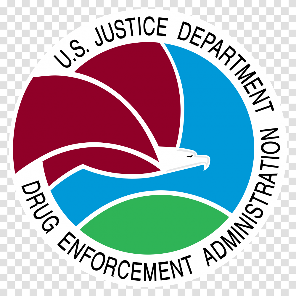 Us Justice Department Drug Enforcement Administration, Label, Logo Transparent Png