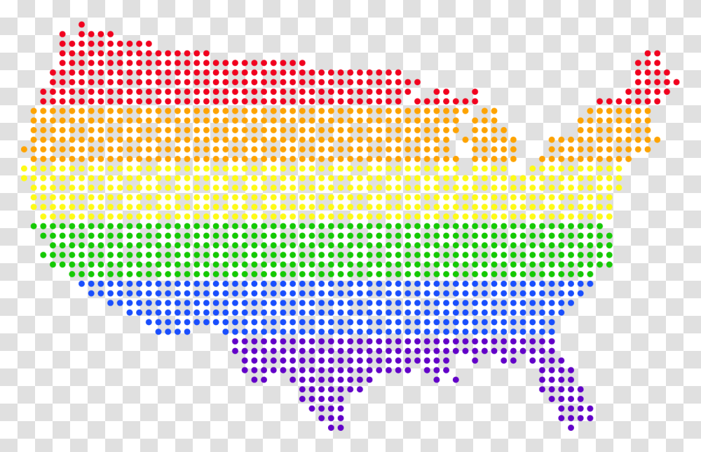 Us Map Dots Vector, Number Transparent Png