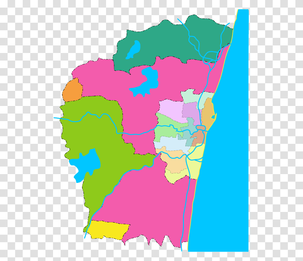 Us Map With Time Zones Printable Outline Chennai City Map, Diagram, Plot, Atlas, Person Transparent Png