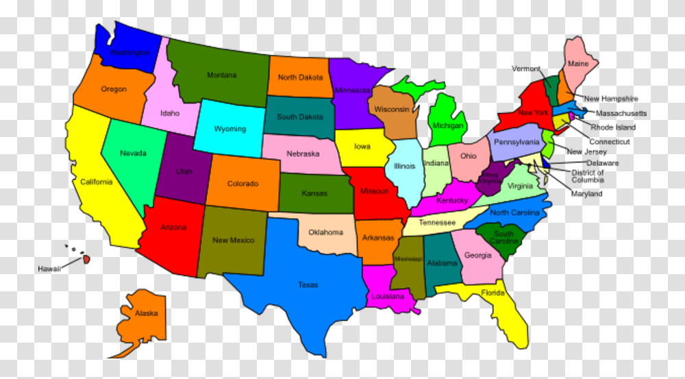 Us Maps Clipart Map Of The United States Clipart, Diagram, Plot, Person, Human Transparent Png