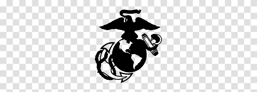 Us Marine Corps Car Stickers And Decals, Stencil, Silhouette Transparent Png