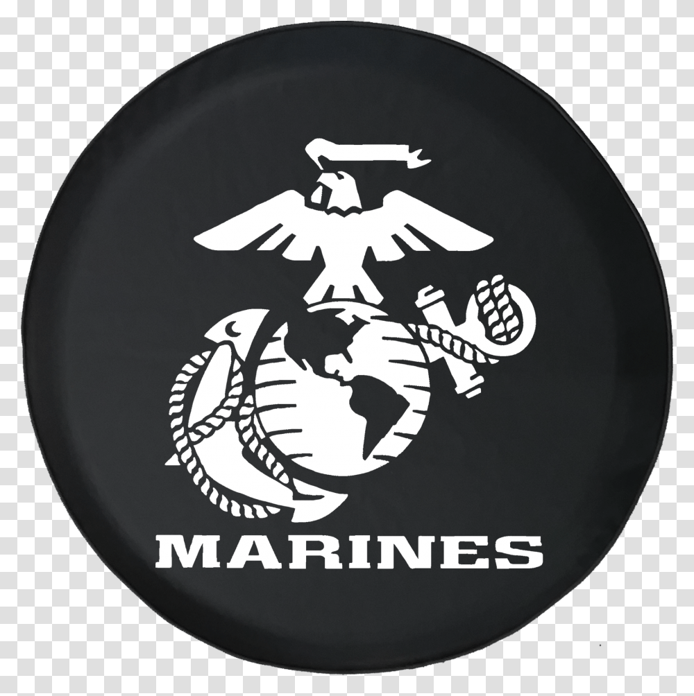 Us Marines Eagle Globe Anchor Crest Usmc Semper Fi Marine Corps Ega, Logo, Trademark, Frisbee Transparent Png