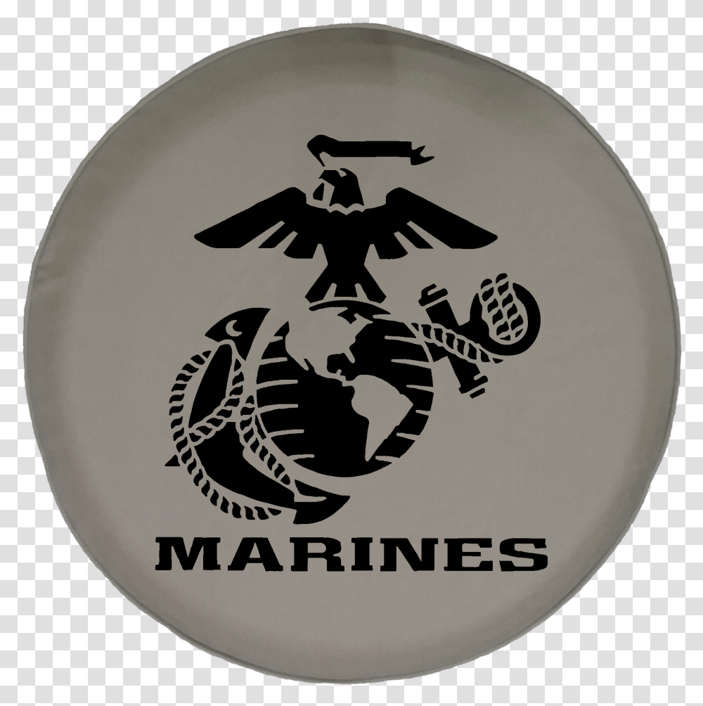 Us Marines Eagle Globe Anchor Crest Usmc Semper Fi Simple Eagle Globe And Anchor, Logo, Trademark, Emblem Transparent Png