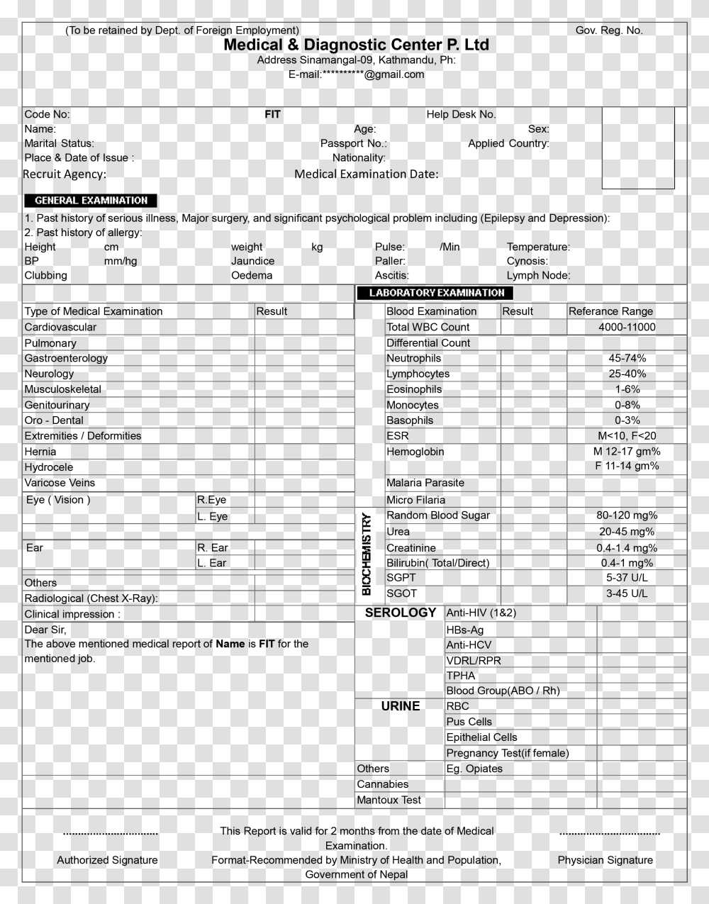 Us Medical Report Sample, Plot, Plan, Diagram Transparent Png