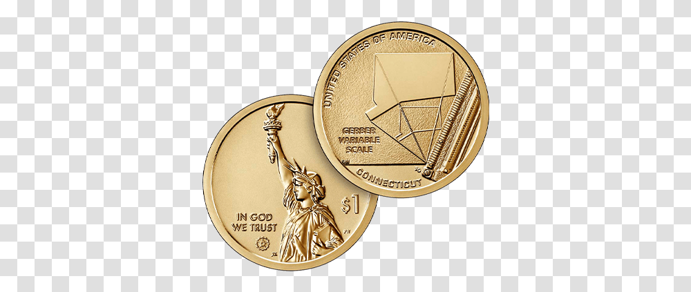 Us Mint Catalog Silver And Gold Coins Numismatic Supplies American Innovation Dollars, Money, Wristwatch, Gold Medal, Trophy Transparent Png