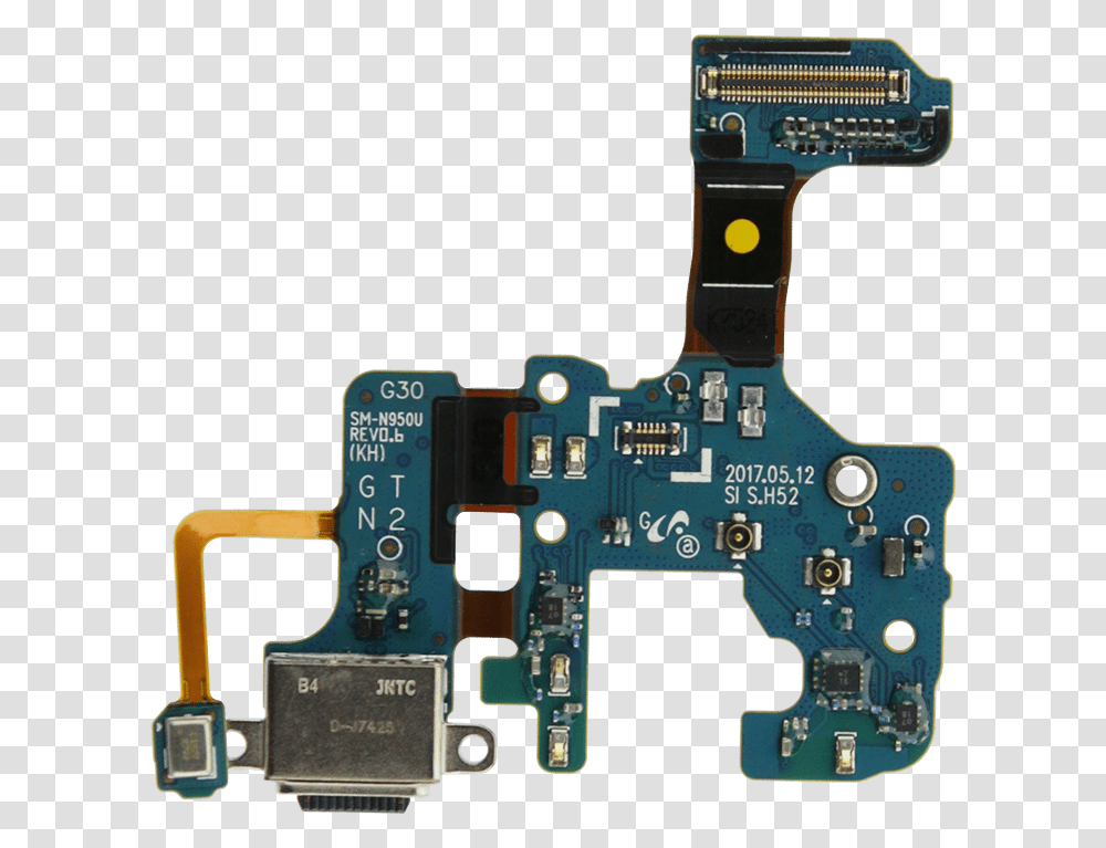 Us Model N950f Charging Port, Electronics, Electronic Chip, Hardware, Computer Transparent Png
