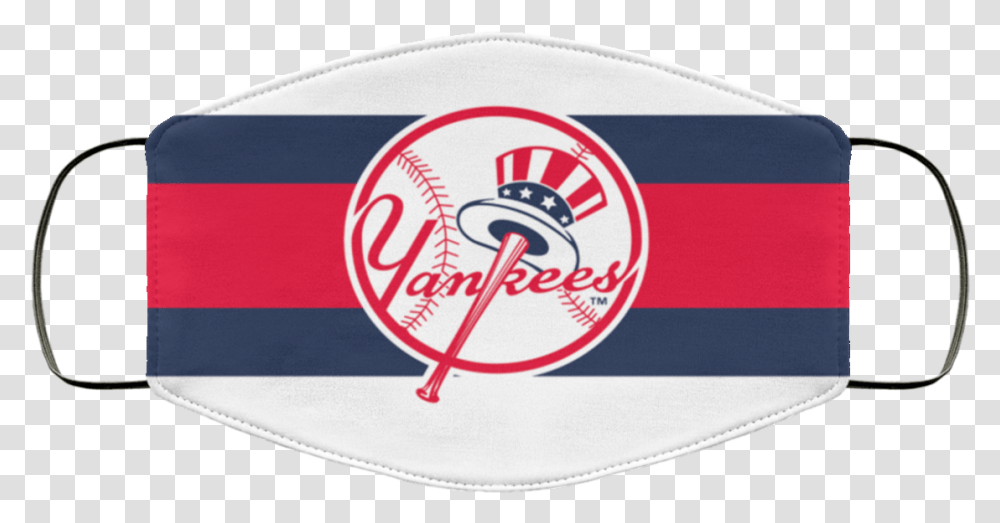 Us New York Yankees Logo Face Mask New York Yankees, Text, First Aid, Symbol, Trademark Transparent Png