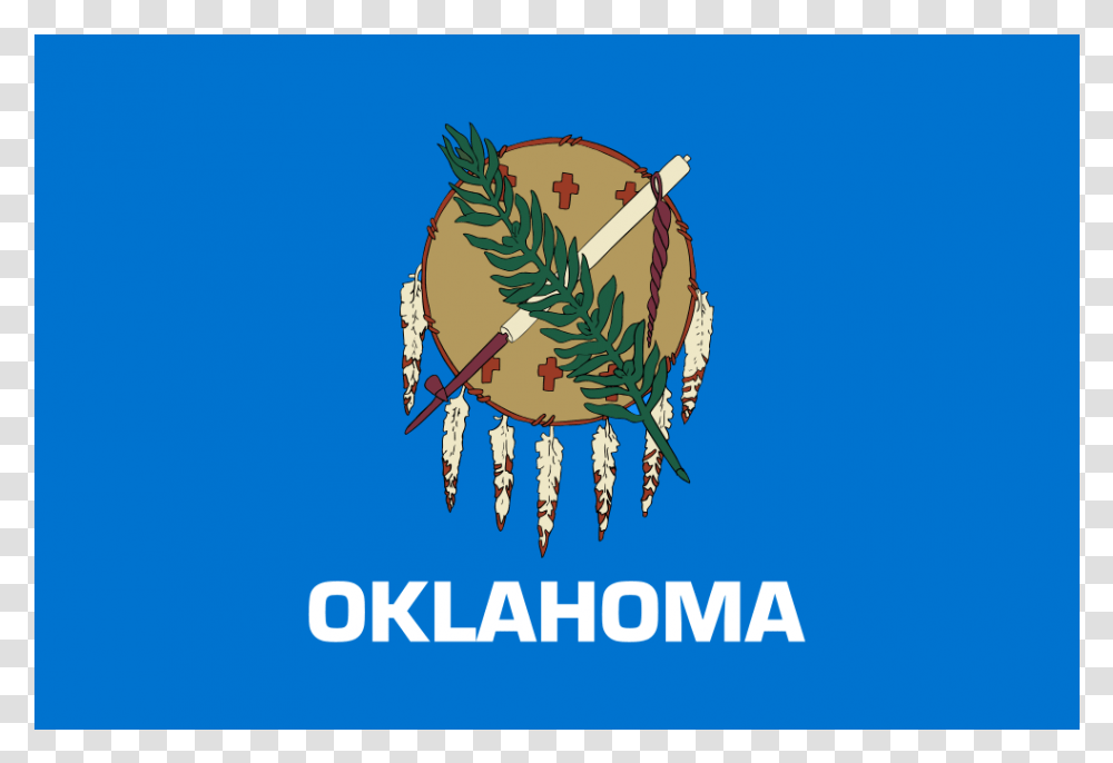 Us Ok Oklahoma Flag Icon Oklahoma State Flag Clipart, Logo, Animal Transparent Png