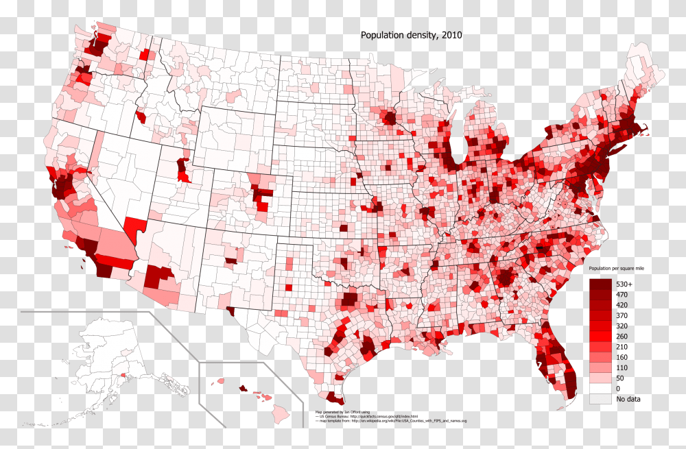 Us Population Density 2010, Plot, Diagram, Map, Atlas Transparent Png