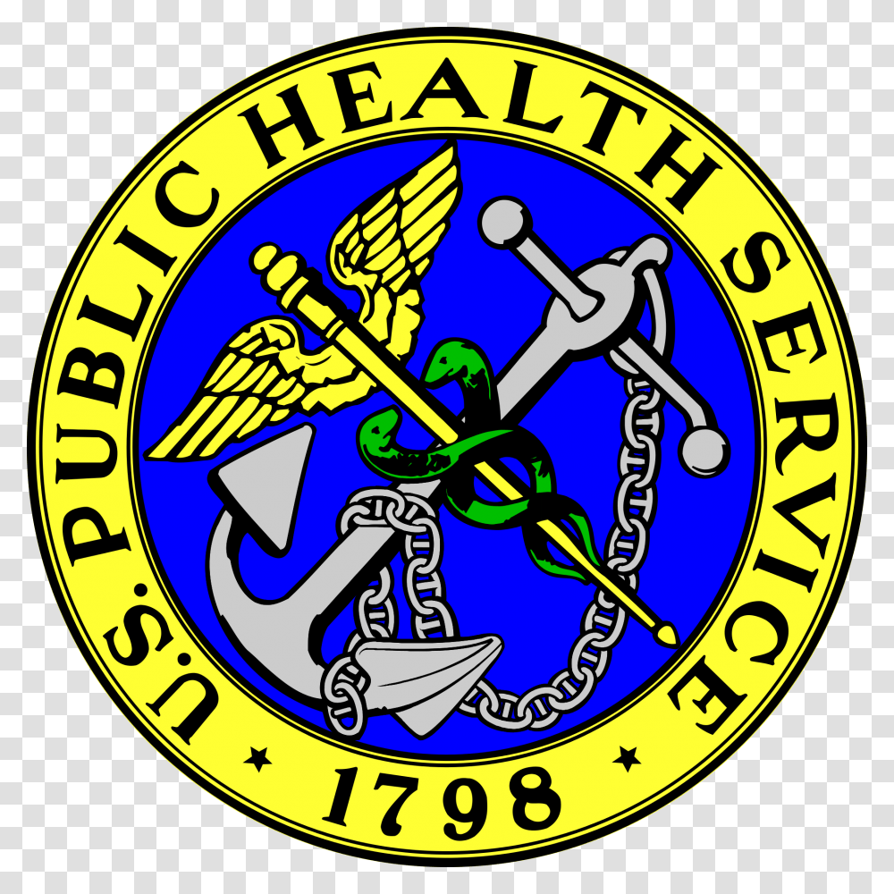 Us Public Health Service Emblem, Logo, Trademark, Badge Transparent Png